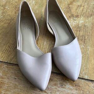 Naturalizer Taupe, Beige/Pink Pointed Flats